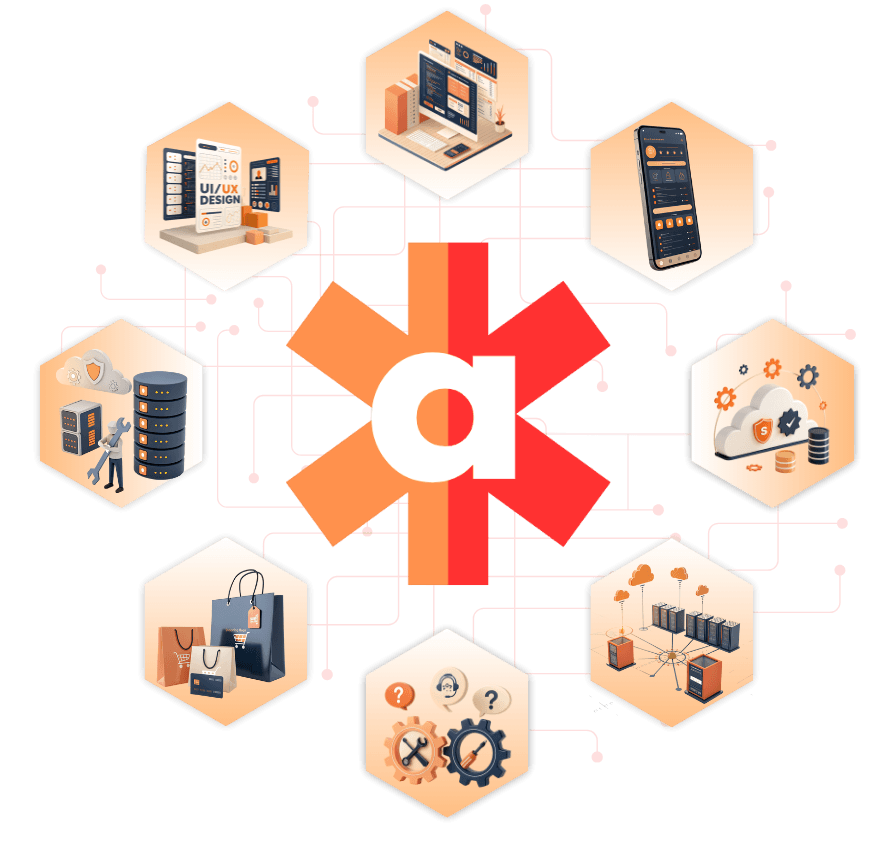 SaaS Solutions Illustration